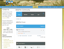 Tablet Screenshot of abqfilm.com
